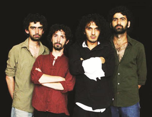 Armenian rock band on Istanbul stage