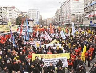 Health workers, employees in public sector hold day strike