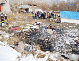 Two children die in tent fire in earthquake-hit Van