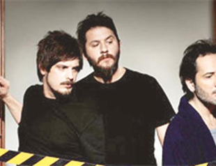 Rock band on ıstanbul stage