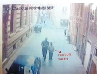 Video reveals Okey leaving police station unconscious