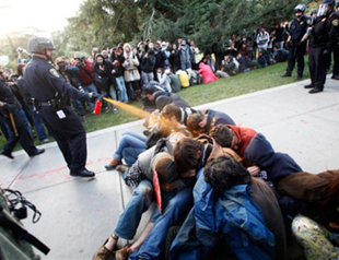 Officers in pepper spray incident placed on leave