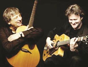 Masters on stage as trio