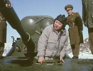 North Korea footage shows Kim Jong-Un driving tank
