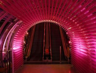 Condom installation points at AIDS awareness