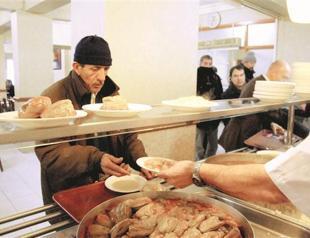 Restaurant income spent on the poor