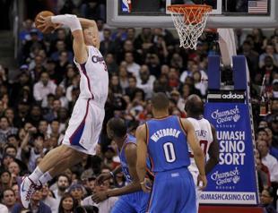 Griffin and Clippers dunk Thunder in home triumph