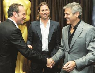 Clooney, Dujardin, Pitt in Oscar battle
