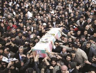 Dead scientist’s funeral sees anger at US, Israel