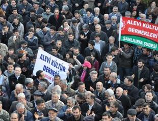 Alevis protest door markings in southeast Turkey