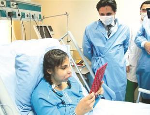 Another transplant patient meets with her new face in Turkey