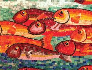 Deep from the sea to ceramic panels