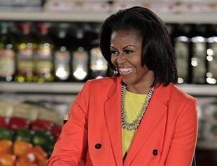 US first lady wears jacket made of Turkish fabric