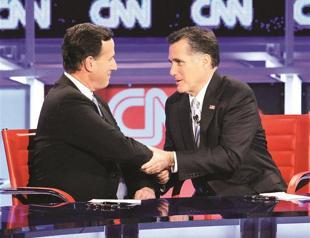 Republican rivals clash on economy