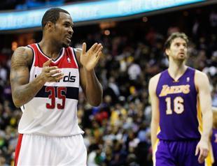 Wizards come from 21 down, top Lakers