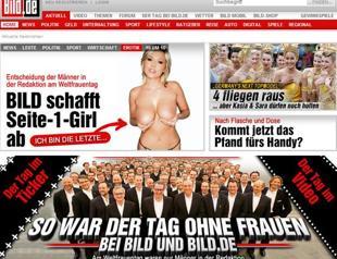 German paper banishes front-page topless models