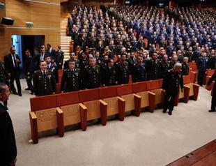 Turkish PM gives first-ever speech at military academy