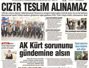 Newspaper banned for one month in Turkey
