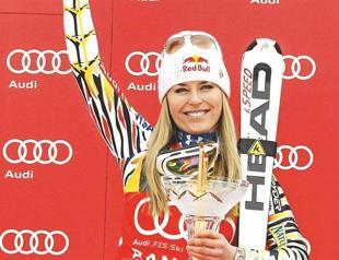 Vonn takes 10th World Cup victory in Bansko