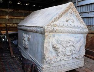 Swiss customs seize Roman sarcophagus stolen from Turkey