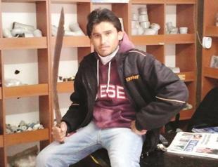 Ottoman sword found by a local in Antalya