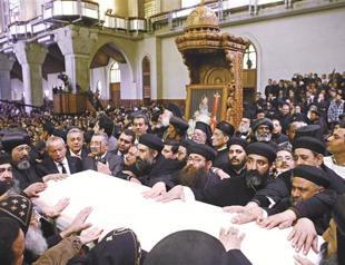 Copts bid farewell to Pope Shenouda