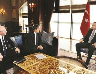 Turkish PM Erdoğan hosts UEFA President Platini
