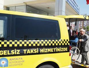 Free taxi services for people with disabilities