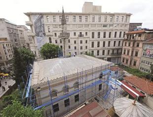 Renovation ongoing at damaged Ağa Mosque