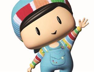 Cartoon character prepares for concert