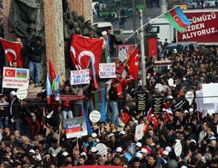 Nine anti-Armenian protesters detained in Turkey