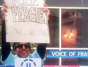 Tevez sparks controversy with ‘RIP Fergie’ banner