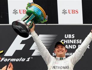 Mercedes’ Rosberg storms to first win