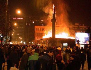 Historical mosque torched in Greek Cyprus