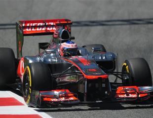 Button quickest in Barcelona practices