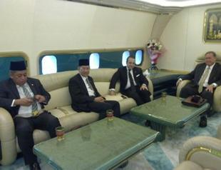 Turkeys EU Minister tweets from Brunei sultans private plane