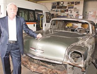 Businessman works to create 1956 Chevy