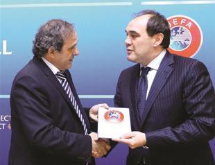 Turkey’s football boss seeks support of UEFA