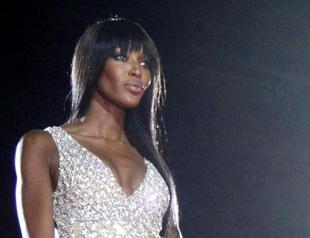 Model Naomi Campbell in Holy Land for birthday