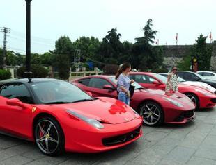 China furious as Ferrari leaves tracks on ancient wall