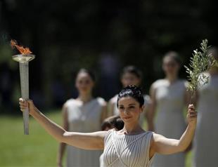 Olympic flame for London Games lit in Greece