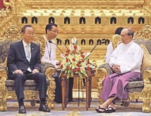 Myanmar’s Suu Kyi ends oath dispute