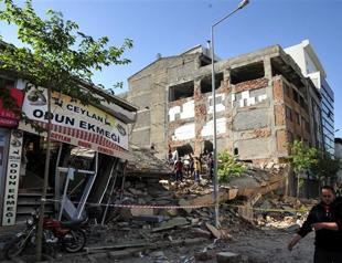 Five injured as Van building collapses during demolition