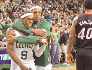 Celtics level with Heat in OT thriller