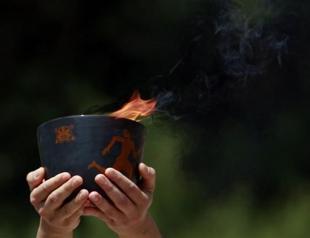 Olympic flame goes out in relay