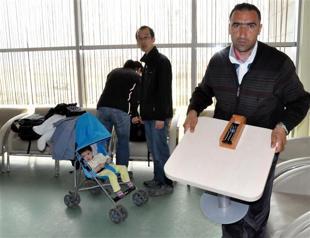 Remote controls pinned to desks to avoid theft in eastern Turkey