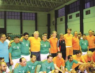 Turkish firms build football turf in Basra