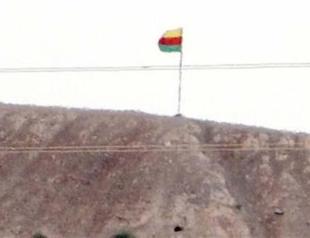 PKK flag at Syrian border removed