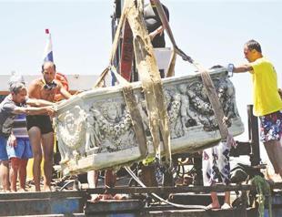Submerged Roman sarcophagus found
