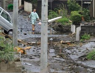 Japan coping with floods and landslides